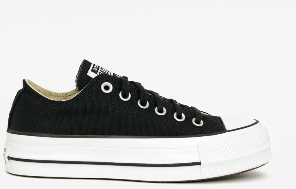 Converse Chuck Taylor All Star tenisky na platformě Canvas Platform černé