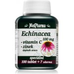 MedPharma Echinacea 100 mg + vitamín C + zinek 107 tablet – Hledejceny.cz