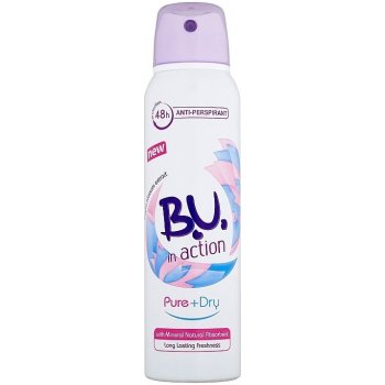 B.U. In Action Pure + Dry deospray 150 ml