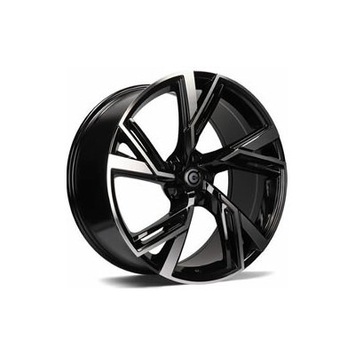 CARBONADO Rich 9.5x22 5x112 ET25 black polished – Sleviste.cz