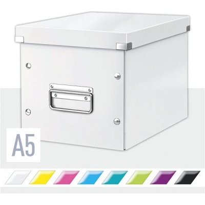 LEITZ WOW Click & Store A5 26 x 24 x 26 cm, bílá – Hledejceny.cz