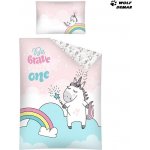 Detexpol povlečení Jednorožec Duha 100x135 cm 40x60 cm – Zboží Dáma