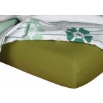 Dadka jersey prostěradlo olivové 90x200x18 – Sleviste.cz