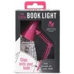 Miniretro světlo na knihu - růžové – Zboží Dáma