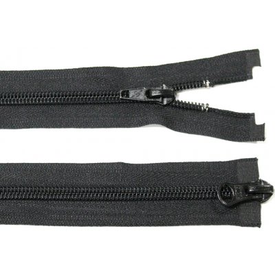 Spirálový zip no.5 rozepínací dvoucestný 90cm černý – Hledejceny.cz