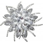 Amparo Miranda Brož Miranda White Flower K4436 – Zbozi.Blesk.cz