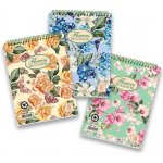 PIGNA Nature Flowers Kroužkový blok A6 čtverečkovaný – Zboží Živě