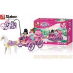 Sluban B0239 Princeznin otevřený kočár 99 ks – Zboží Mobilmania