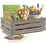 Bama Plastová dekorativní bedýnka TINA 3 - barva hnědá – Sleviste.cz