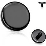 Šperky4U náhradní černá placička závit ND007-03K – Zboží Dáma