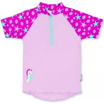 Sterntaler plavky tričko krátký rukáv dívčí UV 50+ růžové mořský koník  hvězdice od 689 Kč - Heureka.cz