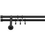 Dekodum Dvouřadá Garnýž Luna 19 mm černá matná 240 cm – HobbyKompas.cz