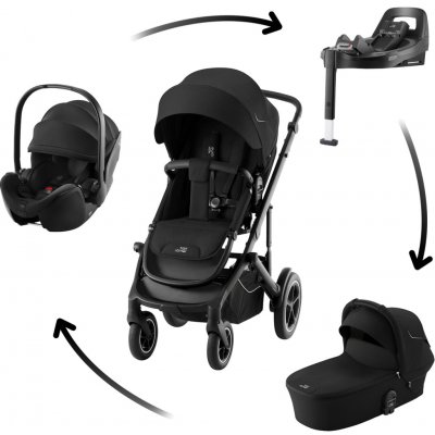 Britax Set Smile 5Z + korba 2024 Space Black – Zboží Dáma