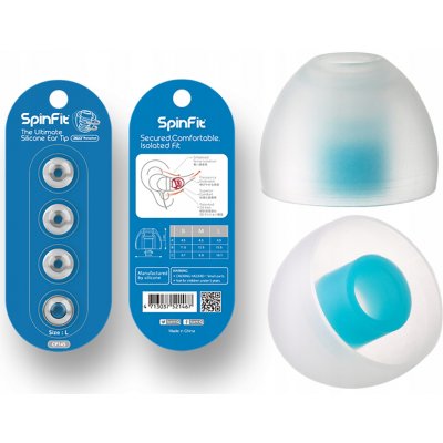 Spinfit CP145-L Profesionální Nástavce do uší 2 Páry – Zboží Živě