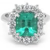 Prsteny Beny Jewellery zlatý se Smaragdem a diamanty MV60005