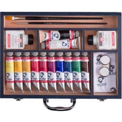 Van Gogh kufříkový set akrylové barvy starter box 12 ks 40 ml – Zbozi.Blesk.cz