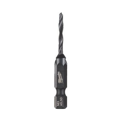 MILWAUKEE 4932498261 závitník strojní kombinovaný 3v1, M3*52mm, upnutí 6-hran 1/4" 4932498261 – Hledejceny.cz