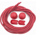 Davay easyLACE sportovní pružné tkaničky do bot reflexní 120 cm Barva: Červená – Zboží Mobilmania
