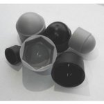 Krytka klobouková 6HR šroub M12/19 černá / balení 100 ks – Zboží Mobilmania