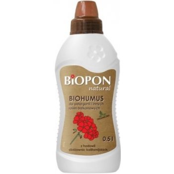 NohelGarden Hnojivo BIOPON VERMIKOMPOST na balkónové rostliny 500 ml