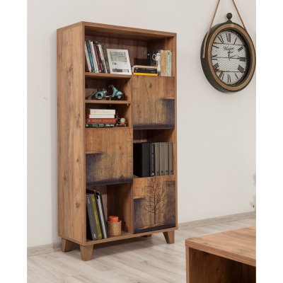 Dalenor Knihovna Marina 155 cm borovice – Hledejceny.cz