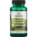 Swanson Shiitake Mushroom 500 mg 60 kapslí – Hledejceny.cz