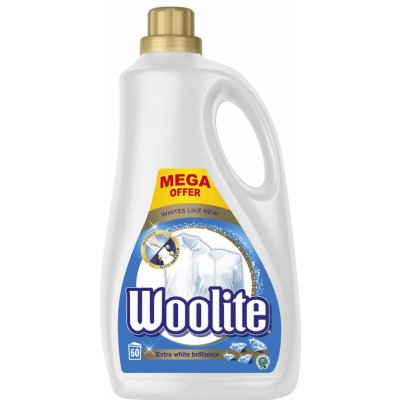 Woolite Extra White Brillance tekutý prací přípravek 3,6 l 60 PD od 189 Kč  - Heureka.cz