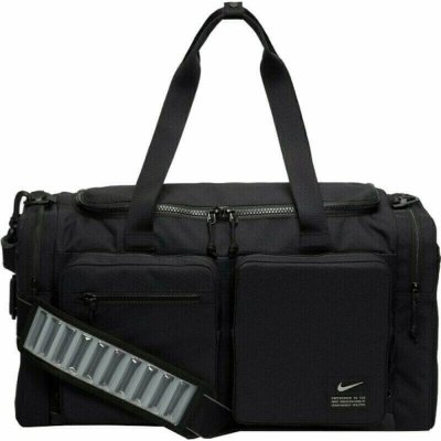 Nike Utility Power Training Duffel Bag Black/Black/Enigma Stone 51 L – Zboží Mobilmania