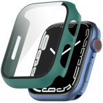 VSECHNONAMOBIL Plastový obal s ochranným sklem pro Apple Watch 9 / 8 / 7 (41mm) zelený 36518 – Zboží Živě