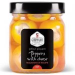 Gurmano Žluté papričky plněné sýrem HOT palivé 290 g – Zboží Dáma
