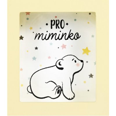 Albi Pokladnička v rámečku Pro miminko 14 cm x 16 cm x 10 cm – Zboží Mobilmania