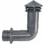 Plast-Fol ventilační otvor s kolenem, PVC, průměr 110mm – Hledejceny.cz