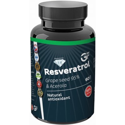 GF nutrition Resveratrol 98% 60 kapslí