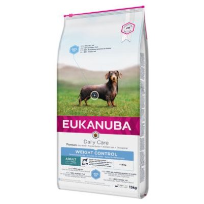 Eukanuba Adult Small & Medium Weight Control 2 x 15 kg – Sleviste.cz