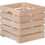 ČistéDřevo Dřevěná bedýnka 30 x 30 x 30cm – Zboží Mobilmania