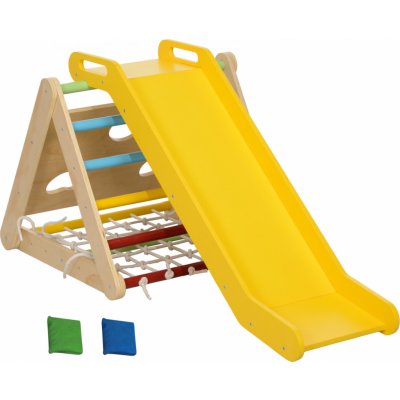 AIYAPLAY Dětská prolézačka se skluzavkou, 119 x 63 x 61 cm vícebarevná – Zboží Dáma