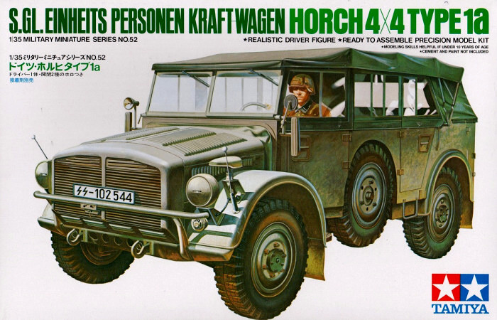 Tamiya Horch 4x4 Type 1a 35052 1:35