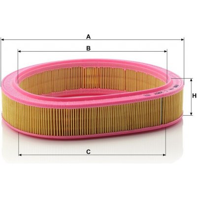 MANN-FILTER Vzduchový filtr MANN C2957 (MF C2957) – Hledejceny.cz