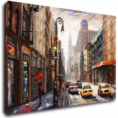 Impresi Obraz New York malba - 60 x 40 cm – Zboží Mobilmania