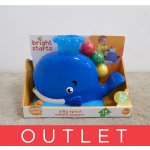 BRIGHT STARTS Hračka hudební světelná velryba Popper 6m+ – Sleviste.cz