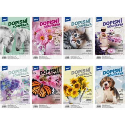 Dopisní sada - 10 + 10 bílá – Zbozi.Blesk.cz