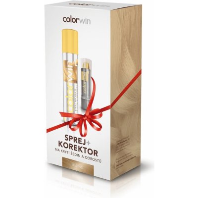 Colorwin sprej a korektor na krytí šedin blond 75 ml