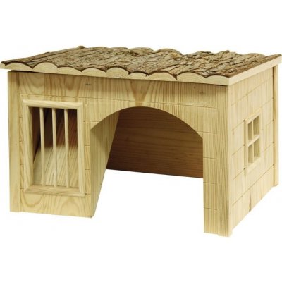 Kerbl Domeček pro králíky z přírodního dřeva 42 x 34,5 x 27 cm – Hledejceny.cz