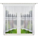 Fliying Vyšívaná záclona LG 203 WB, 400x160 cm – Hledejceny.cz