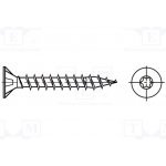 BOSSARD 3366980 Vrut; do dřeva; 3,5x25; Hlava: kuželová; Torx®; TX15; SPAX® – Hledejceny.cz