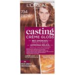 L’Oréal Casting Crème Gloss barva na vlasy 734 zlatá medová – Sleviste.cz