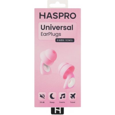 HASPRO Universal Pink, 1 pár – Zboží Mobilmania