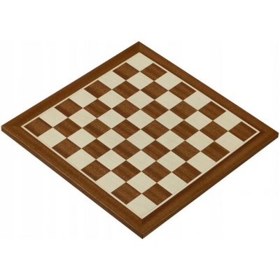 Šachovnice Sunrise Chess ‎& Games Šachová deska 38 mm (bez popisu) mahagon/javor (intarzie) – Zboží Živě