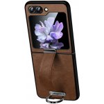 SULADA 135826 SULADA BAND Kryt s držiakom pre Samsung Galaxy Z Flip7 FE 5G / Flip6 5G hnedý – Zboží Živě