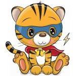 Ubrousek 33x33cm Tygřík superhrdina – Hledejceny.cz